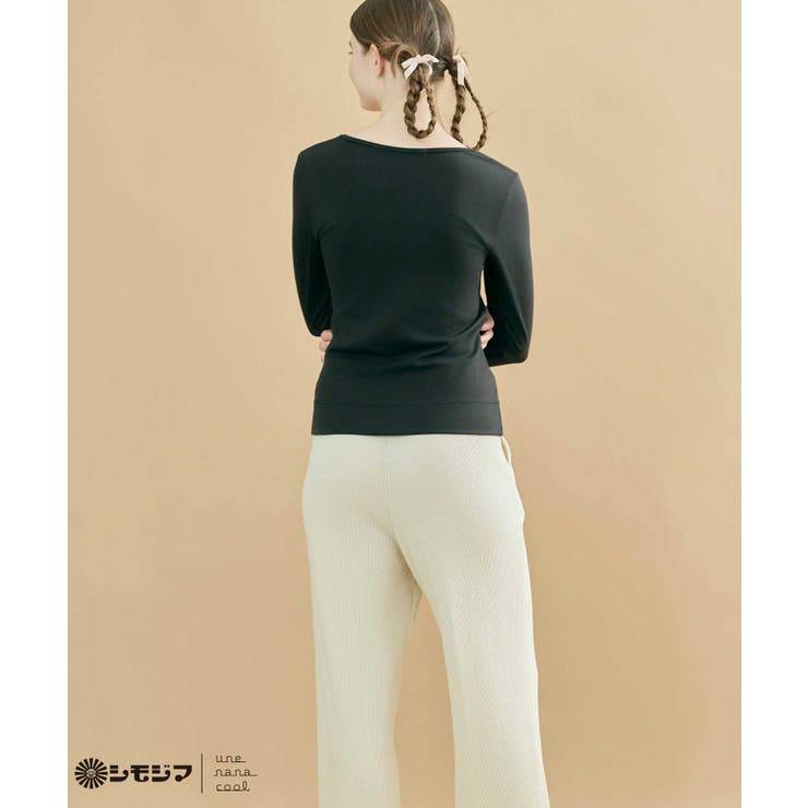 MADE WITH シモジマ 裏起毛 あったかシャツ LS5002 | une nana cool | 詳細画像3 