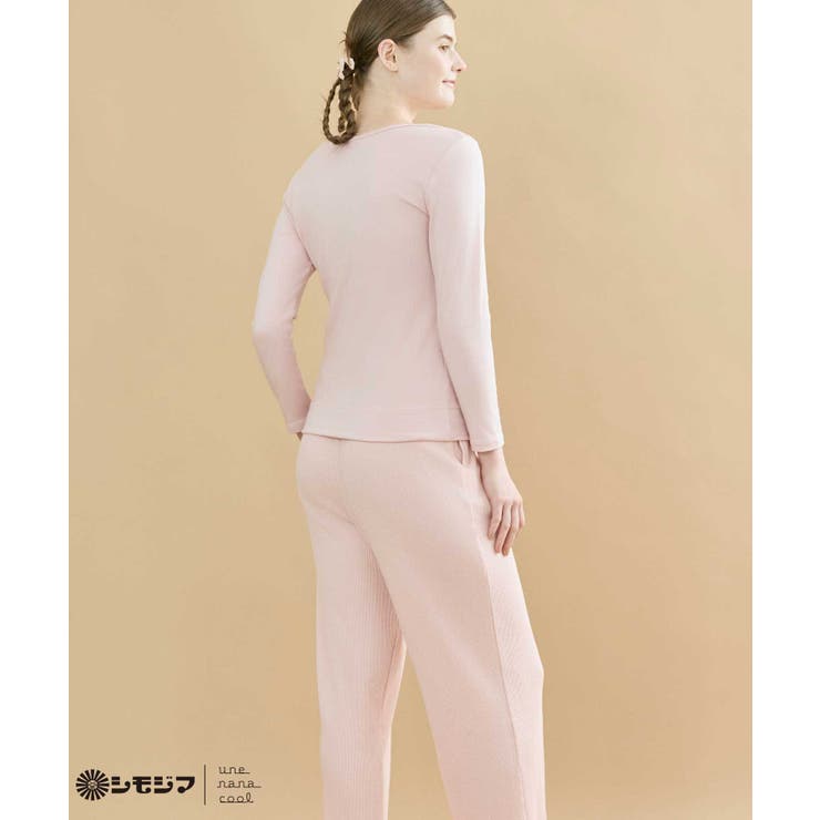 MADE WITH シモジマ 裏起毛 あったかシャツ LS5002 | une nana cool | 詳細画像6 