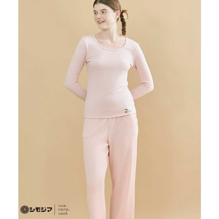 MADE WITH シモジマ 裏起毛 あったかシャツ LS5002 | une nana cool | 詳細画像7 