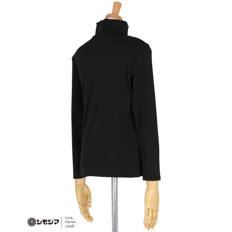MADE WITH シモジマ 裏起毛 あったかタートルネック LS6002 | une nana cool | 詳細画像4 