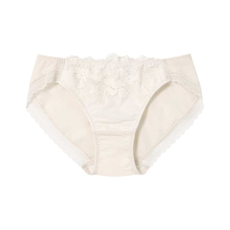 ベージュ | リボンブラレース ショーツ PUN201 | une nana cool