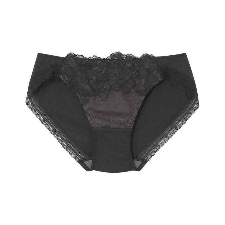 ブラック | リボンブラレース ショーツ PUN201 | une nana cool