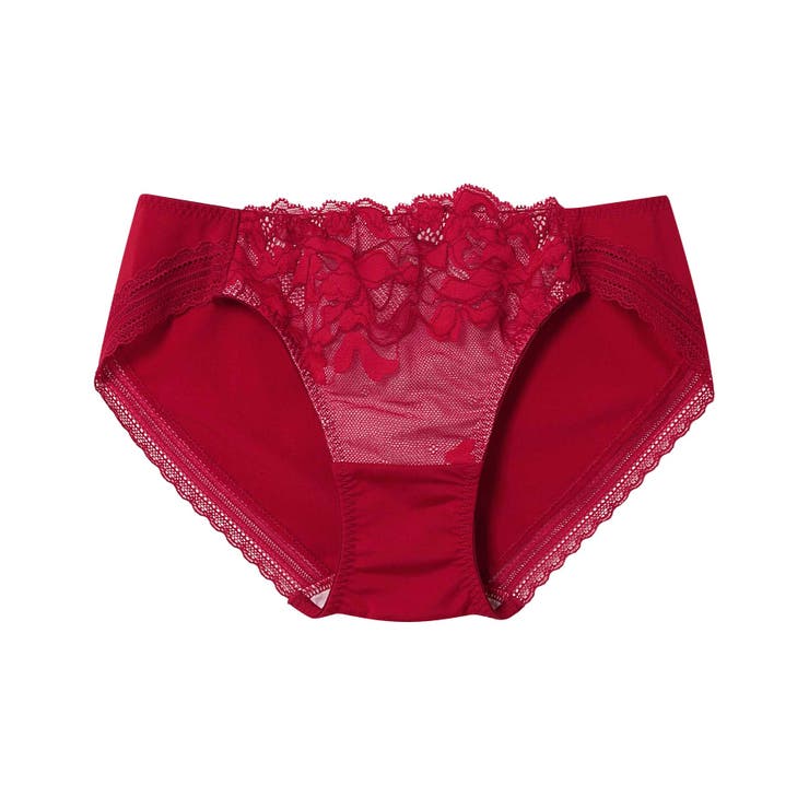 レッド | リボンブラレース ショーツ PUN201 | une nana cool