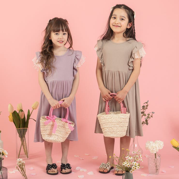入園　入学　セット　カバン　モノトーンギンガムチェック × モーヴピンク 入園入学シリーズ：お得で充実7点セット — COLORFUL CANDY STYLE