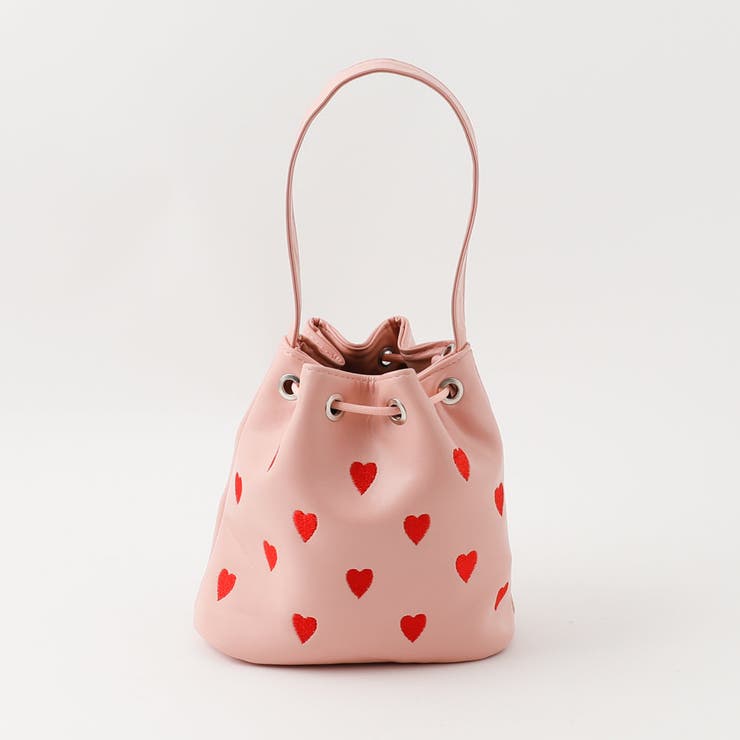 RONRON★韓国★人気★HEART SQUARE NYLON BAG 3色 ハート ハート 韓国 RONRON(ロンロン) バッグ・カバン(レディース