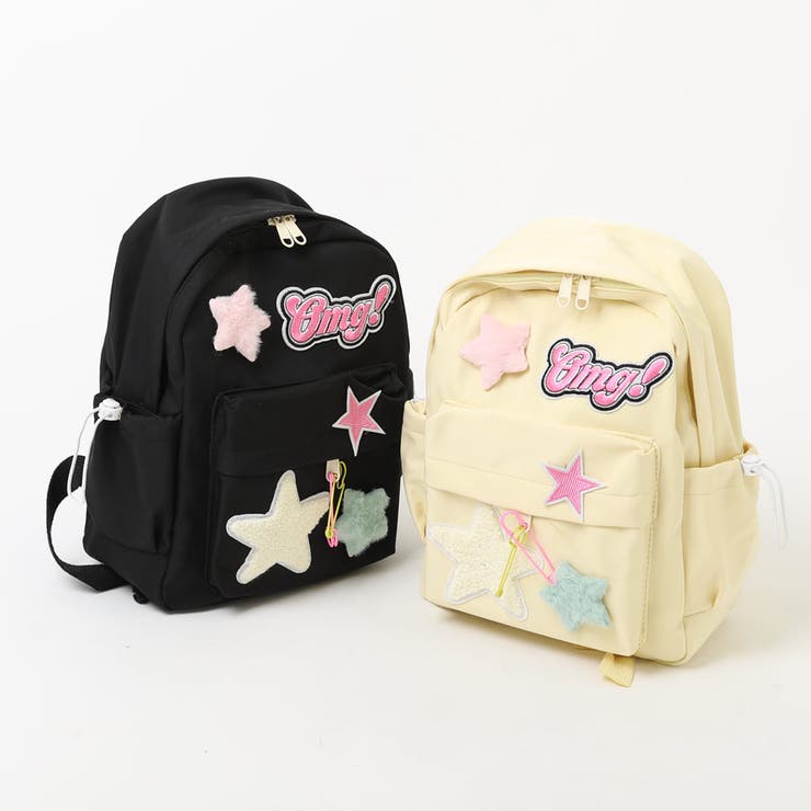 ポップワッペンデザインバックパック[品番：VINK0003608]｜URBAN