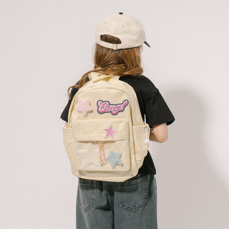 ポップワッペンデザインバックパック[品番：VINK0003608]｜URBAN