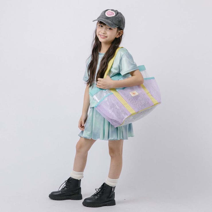 【ポケットたくさん大容量】バイカラープールバッグ | URBAN CHERRY | 詳細画像7 