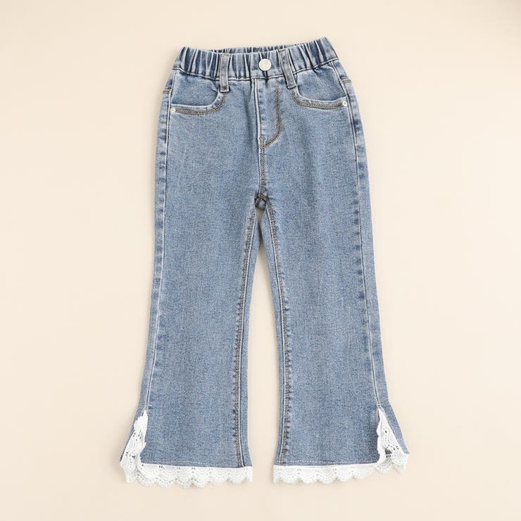 裾スリット レースデザインストレッチフレアデニムパンツ 品番 Vink Urban Cherry アーバンチェリー のキッズファッション通販 Shoplist ショップリスト