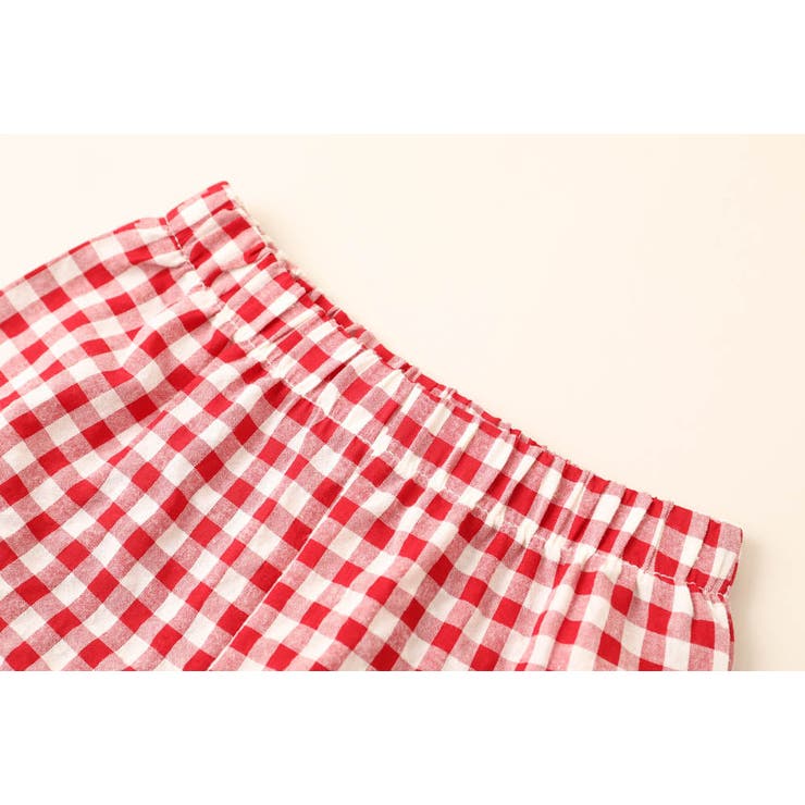 GANRYU 14SS ギンガムチェック柄　サルエルショートパンツ MIUMIU 猫柄ギンガムチェックショートパンツ - メルカリ