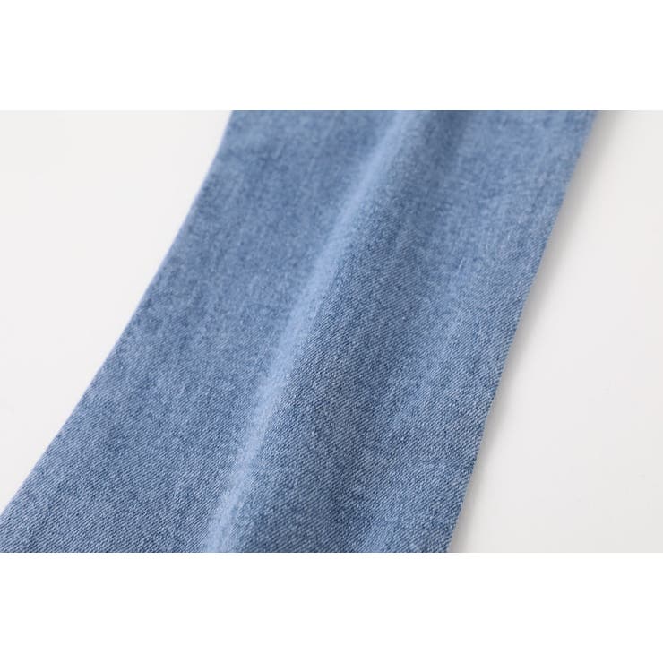 パールデザイン裾レースデニムパンツ[品番：VINK0001911]｜URBAN