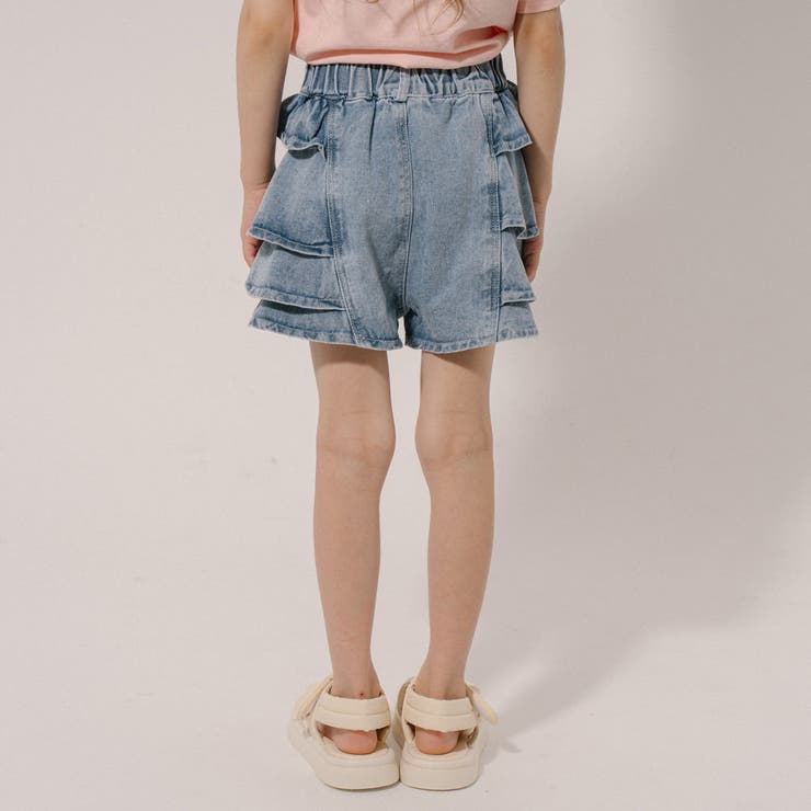 ティアードフリルデニムショートパンツ[品番：VINK0002743]｜URBAN