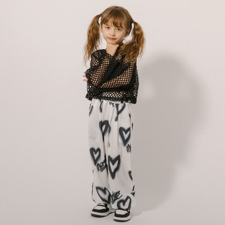 ハートプリントカーブデザインパンツ[品番：VINK0002944]｜URBAN