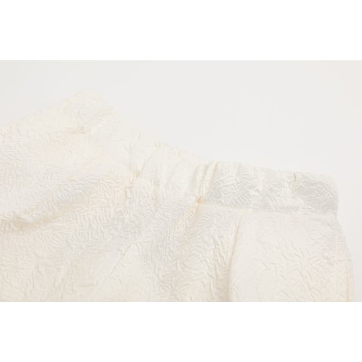 【ふくれジャガード】ハイウエスフレアショートパンツ | URBAN CHERRY | 詳細画像12 