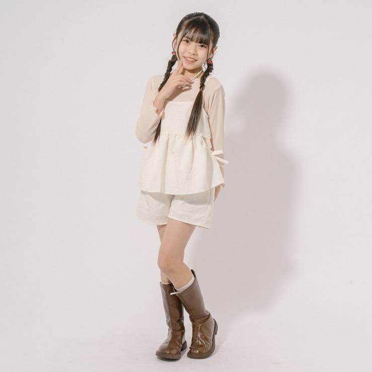 【ふくれジャガード】ハイウエスフレアショートパンツ | URBAN CHERRY | 詳細画像18 