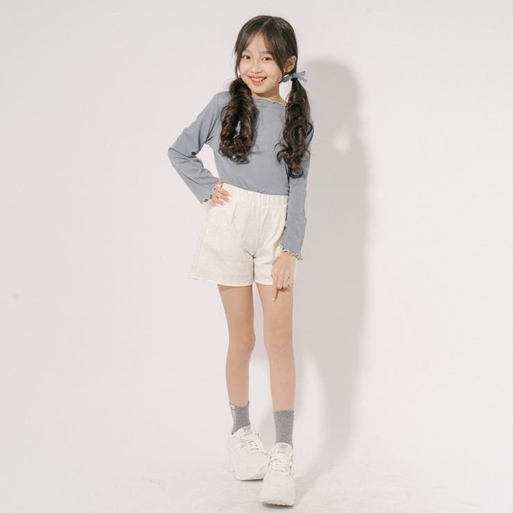 【ふくれジャガード】ハイウエスフレアショートパンツ | URBAN CHERRY | 詳細画像20 