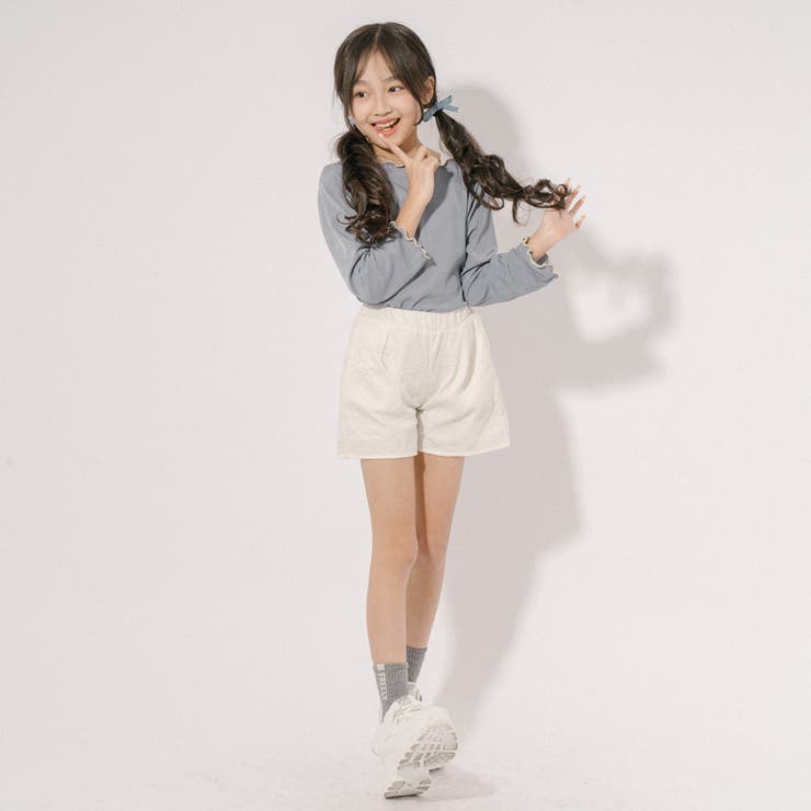 【ふくれジャガード】ハイウエスフレアショートパンツ | URBAN CHERRY | 詳細画像21 