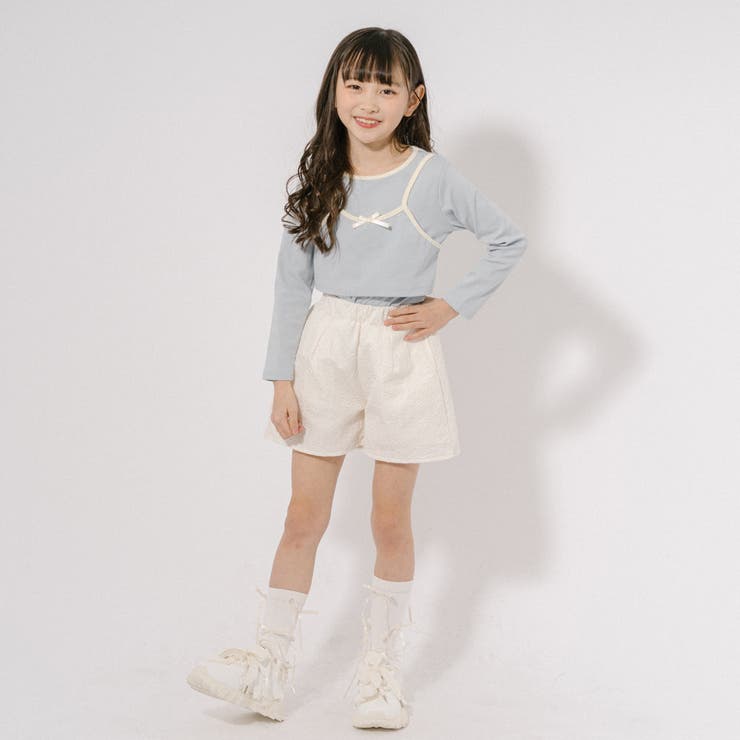 【ふくれジャガード】ハイウエスフレアショートパンツ | URBAN CHERRY | 詳細画像22 