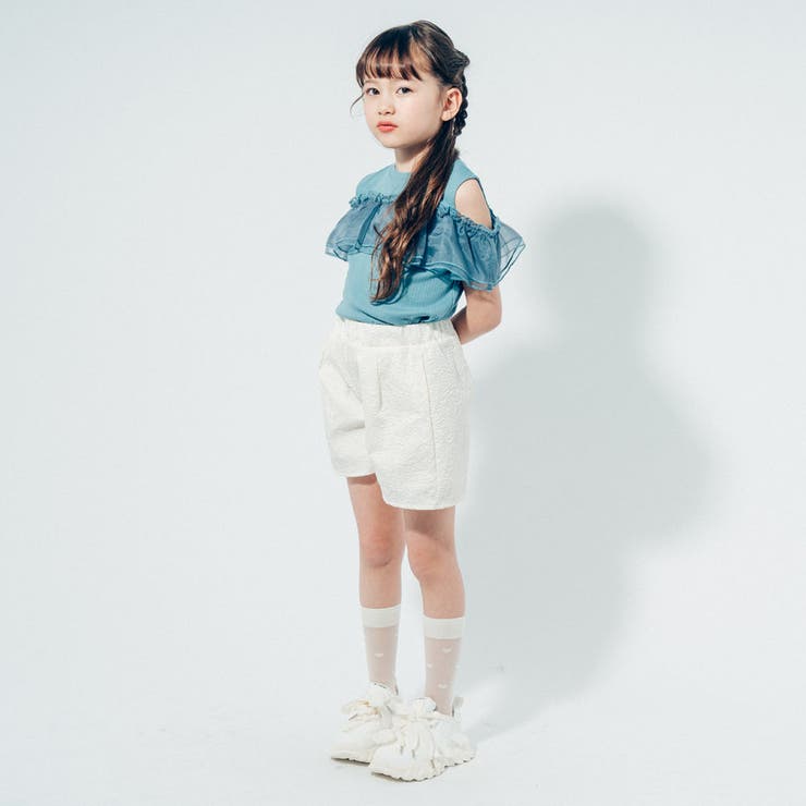 【ふくれジャガード】ハイウエスフレアショートパンツ | URBAN CHERRY | 詳細画像23 