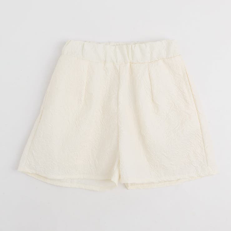 【ふくれジャガード】ハイウエスフレアショートパンツ | URBAN CHERRY | 詳細画像3 