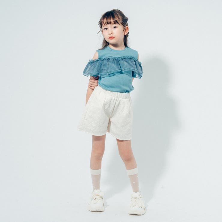 【ふくれジャガード】ハイウエスフレアショートパンツ | URBAN CHERRY | 詳細画像8 