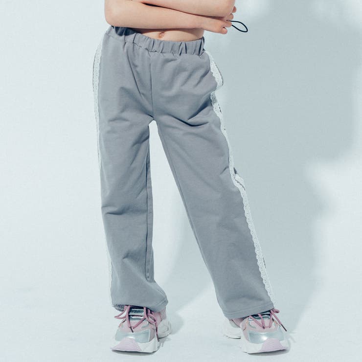 レースラインストレートパンツ[品番：VINK0003392]｜URBAN