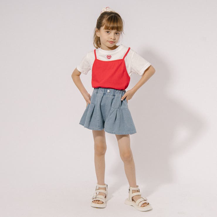 タックフレアデニムショートパンツ | URBAN CHERRY | 詳細画像6 