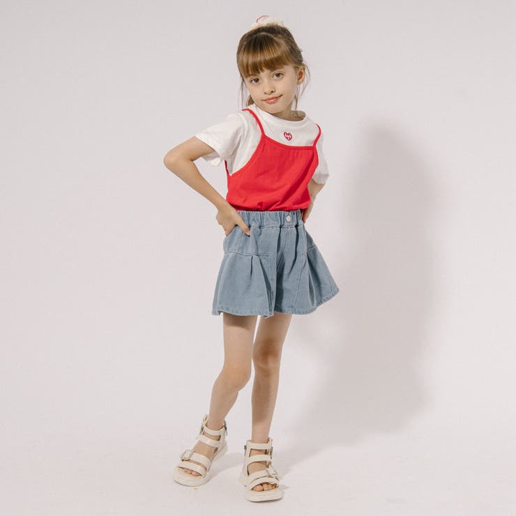 タックフレアデニムショートパンツ | URBAN CHERRY | 詳細画像7 