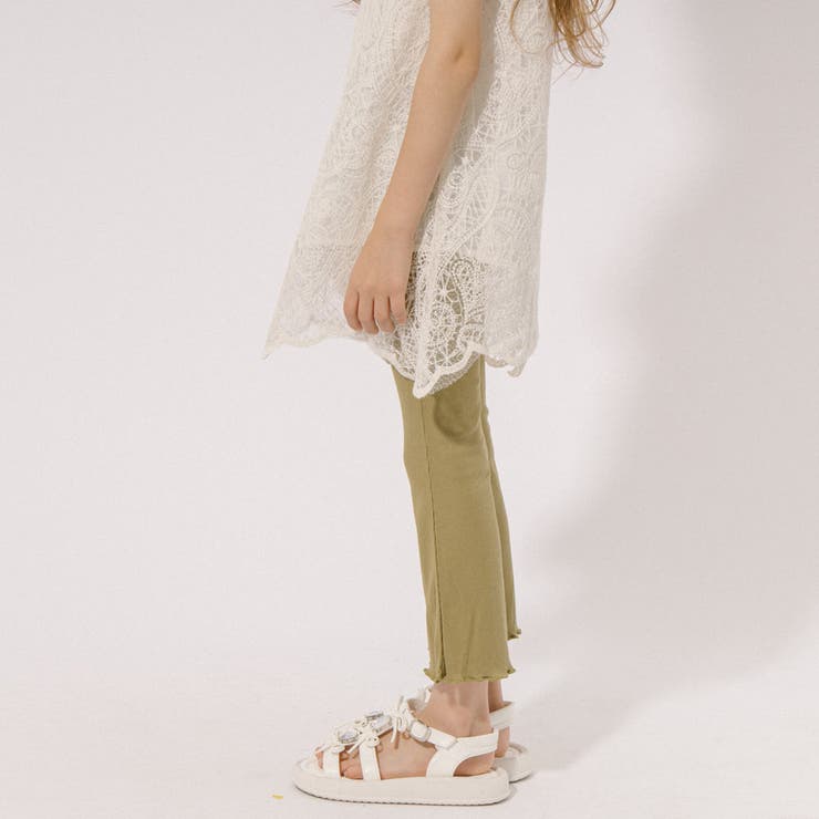 カラーリブメロウフレアパンツ | URBAN CHERRY | 詳細画像6 