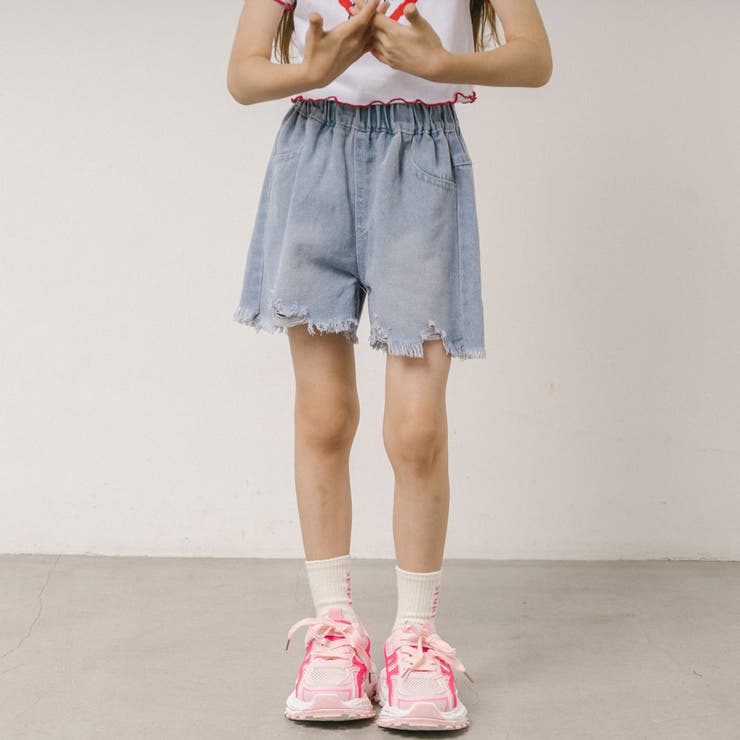 ダメージデニムショートパンツ | URBAN CHERRY | 詳細画像5 