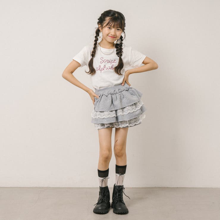 【ふわもち軽やか素材】レースツーティアフリルショートパンツ | URBAN CHERRY | 詳細画像17 