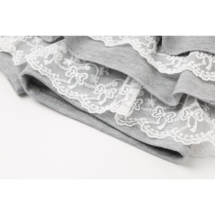 【ふわもち軽やか素材】レースツーティアフリルショートパンツ | URBAN CHERRY | 詳細画像20 