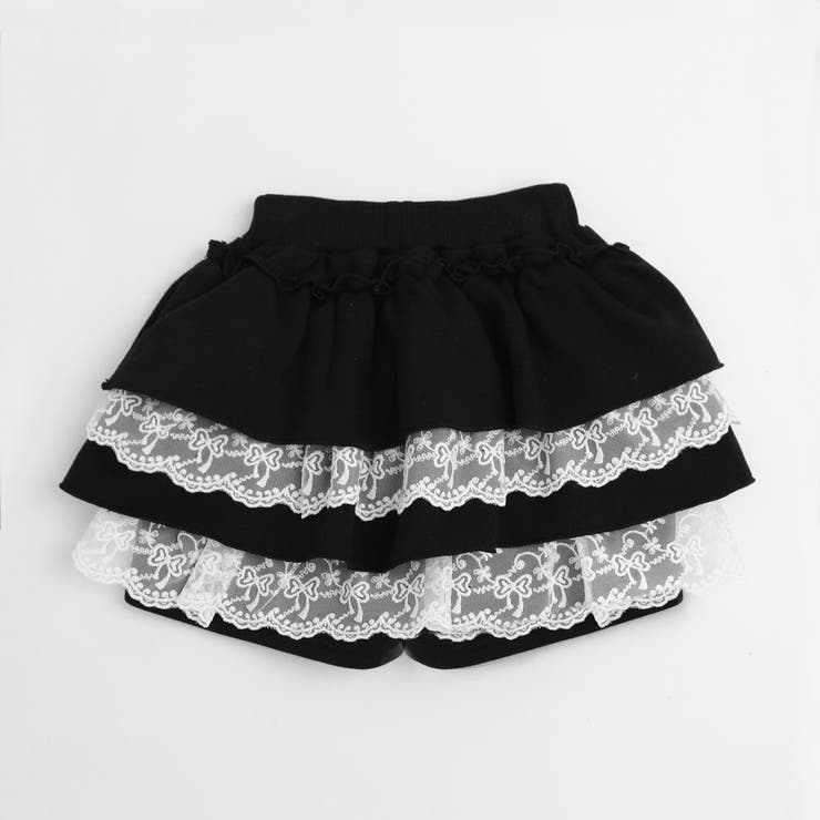 【ふわもち軽やか素材】レースツーティアフリルショートパンツ | URBAN CHERRY | 詳細画像4 
