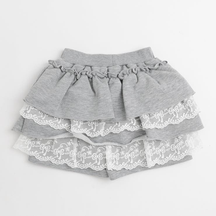 【ふわもち軽やか素材】レースツーティアフリルショートパンツ | URBAN CHERRY | 詳細画像5 