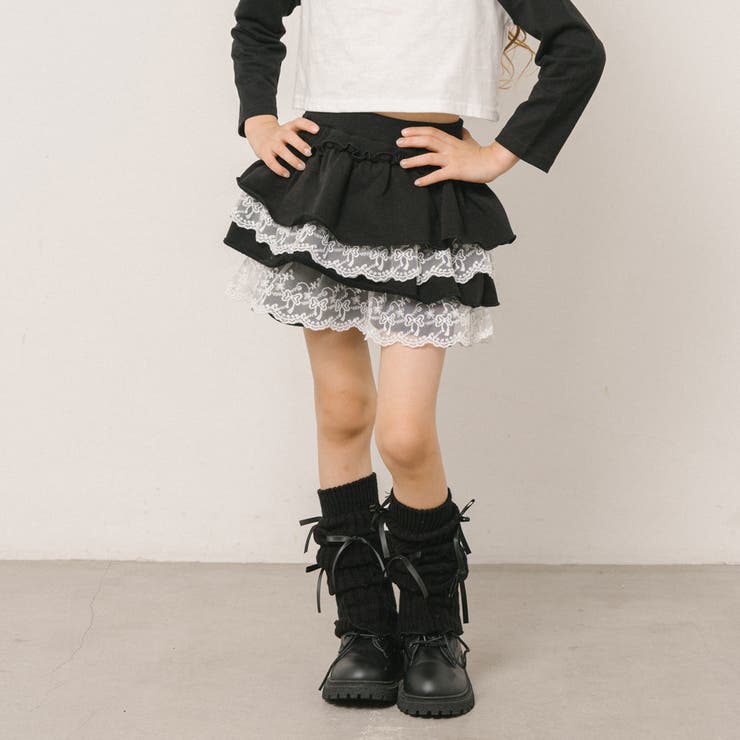 【ふわもち軽やか素材】レースツーティアフリルショートパンツ | URBAN CHERRY | 詳細画像9 