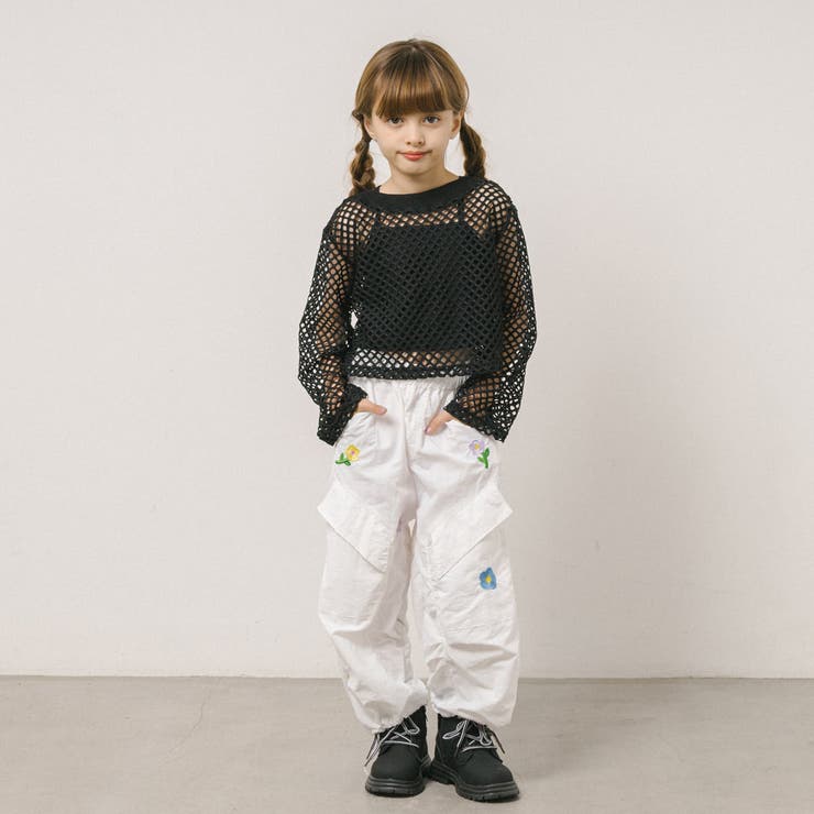 フラワーモチーフワッペンカーゴパンツ | URBAN CHERRY | 詳細画像25 