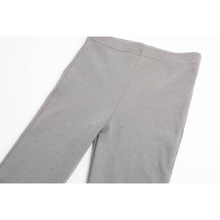 【伸縮性・保温性バツグン】リブカットソーフレアレギンスパンツ | URBAN CHERRY | 詳細画像17 