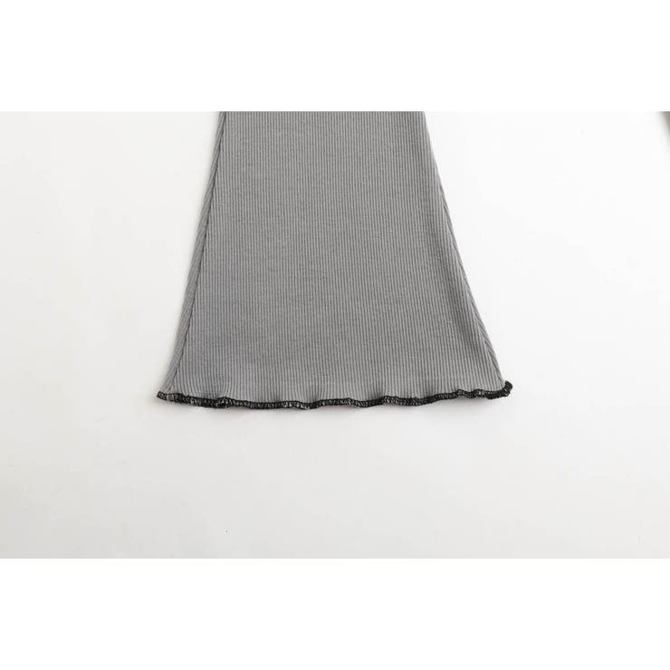 【伸縮性・保温性バツグン】リブカットソーフレアレギンスパンツ | URBAN CHERRY | 詳細画像20 