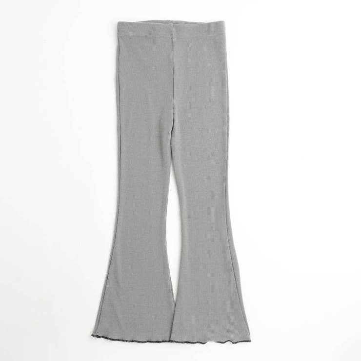 【伸縮性・保温性バツグン】リブカットソーフレアレギンスパンツ | URBAN CHERRY | 詳細画像7 