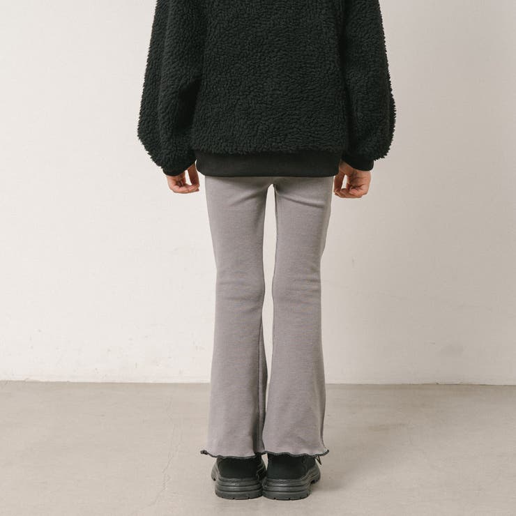 【伸縮性・保温性バツグン】リブカットソーフレアレギンスパンツ | URBAN CHERRY | 詳細画像9 