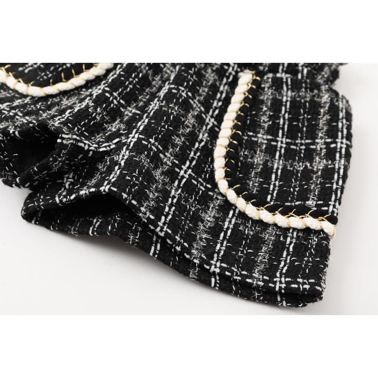 フロントポケットデザインツイードショートパンツ | URBAN CHERRY | 詳細画像16 