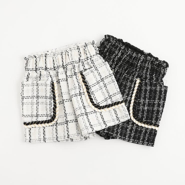 フロントポケットデザインツイードショートパンツ | URBAN CHERRY | 詳細画像2 