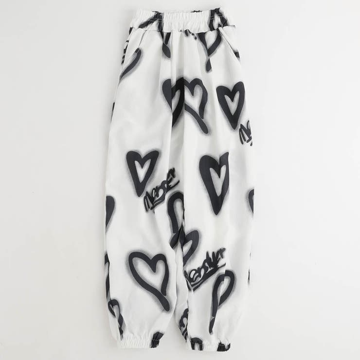 ハートプリントカーブデザインパンツ | URBAN CHERRY | 詳細画像2 