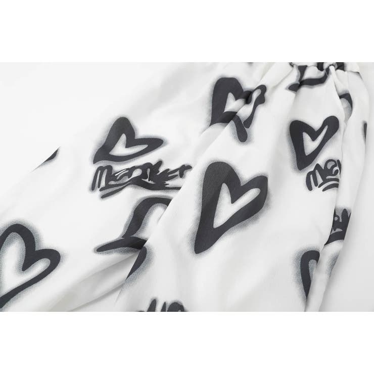 ハートプリントカーブデザインパンツ | URBAN CHERRY | 詳細画像9 