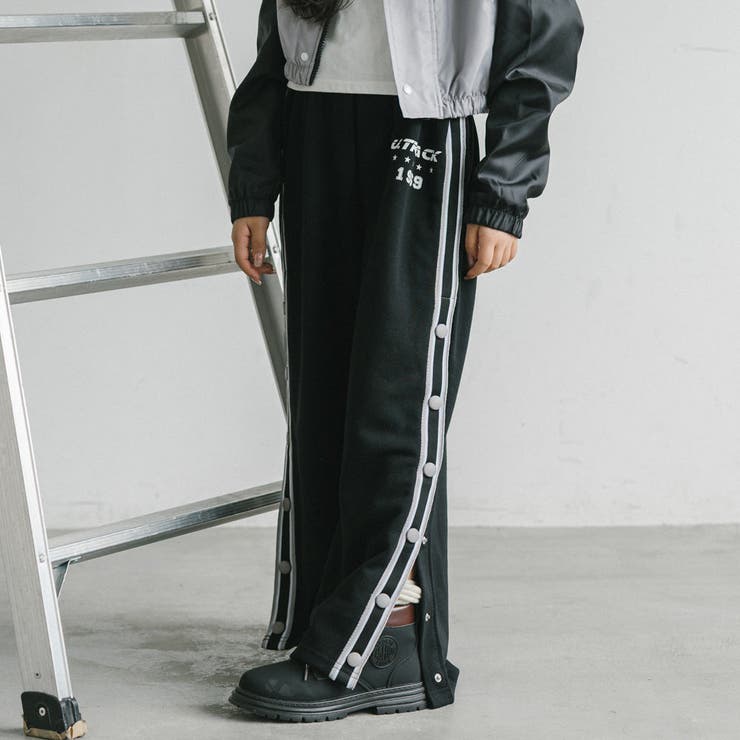 【U.TRACK/ユードットトラック】サイド開閉OK!バックロゴスリットパンツ | URBAN CHERRY | 詳細画像15 