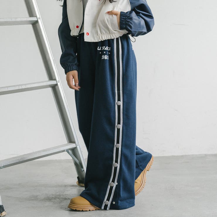 【U.TRACK/ユードットトラック】サイド開閉OK!バックロゴスリットパンツ | URBAN CHERRY | 詳細画像7 