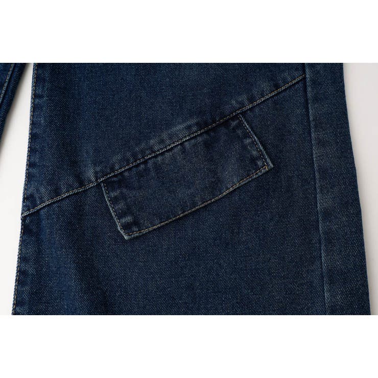 【レイヤードシャツ付属】ワイドデニム | URBAN CHERRY | 詳細画像15 