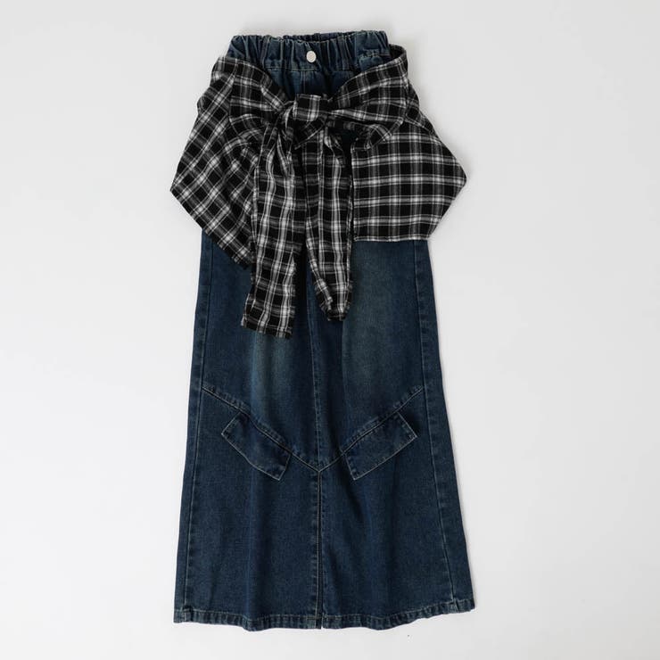 【レイヤードシャツ付属】ワイドデニム | URBAN CHERRY | 詳細画像2 