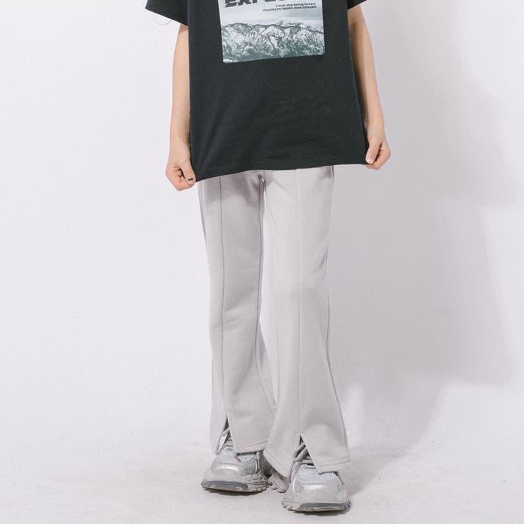 【楽さらストレッチ】ピンタックフロントスリットパンツ | URBAN CHERRY | 詳細画像3 