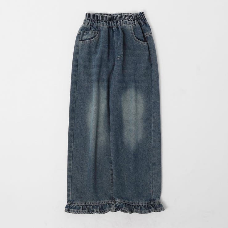 フリルルーズストレートデニムパンツ | URBAN CHERRY | 詳細画像2 